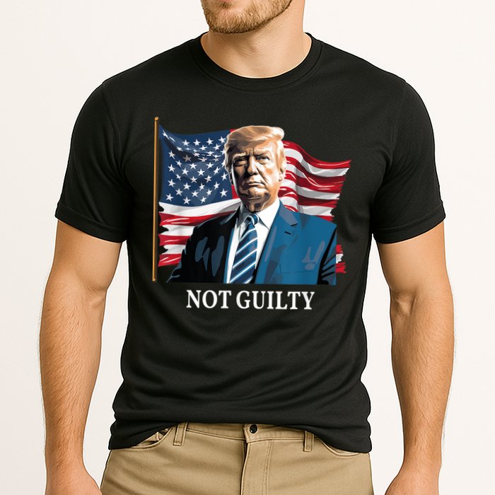Trump Not Guilty Cooling Performance Crew T-Shirt