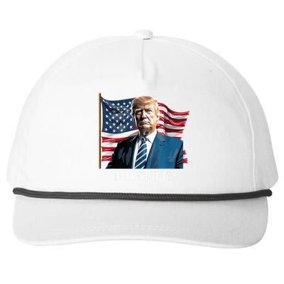 Trump Not Guilty Snapback Five-Panel Rope Hat