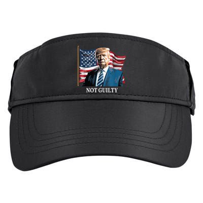 Trump Not Guilty Adult Drive Performance Visor