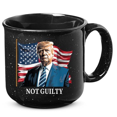 Trump Not Guilty 15oz Campfire Ceramic Mug