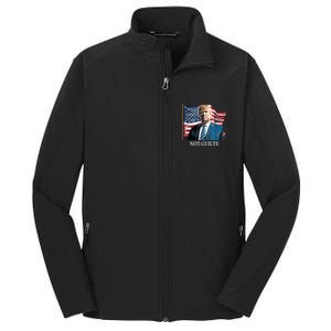 Trump Not Guilty Core Soft Shell Jacket