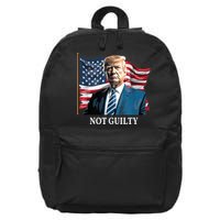 Trump Not Guilty 16 in Basic Backpack