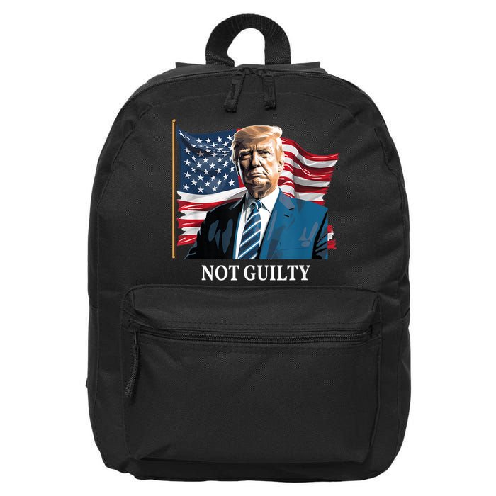 Trump Not Guilty 16 in Basic Backpack