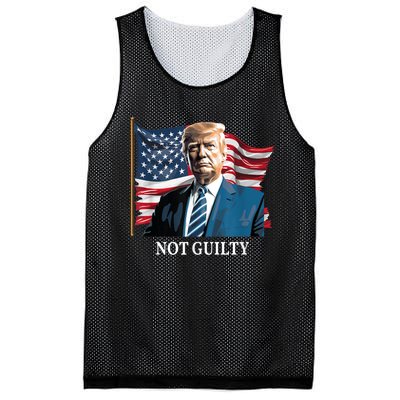 Trump Not Guilty Mesh Reversible Basketball Jersey Tank