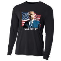 Trump Not Guilty Cooling Performance Long Sleeve Crew