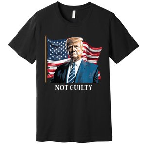 Trump Not Guilty Premium T-Shirt