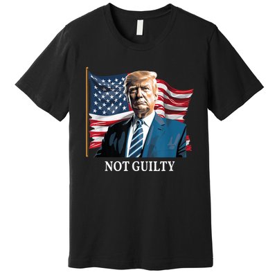 Trump Not Guilty Premium T-Shirt