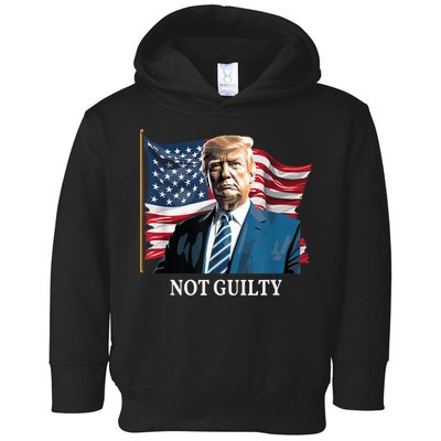 Trump Not Guilty Toddler Hoodie