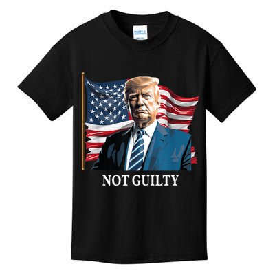 Trump Not Guilty Kids T-Shirt