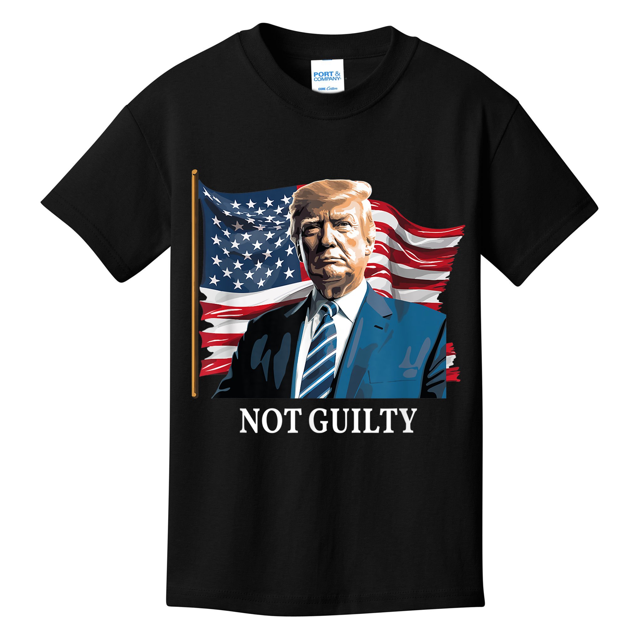 Trump Not Guilty Kids T-Shirt