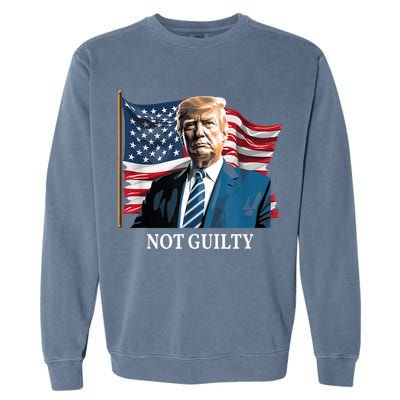 Trump Not Guilty Garment-Dyed Sweatshirt