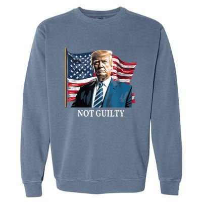 Trump Not Guilty Garment-Dyed Sweatshirt