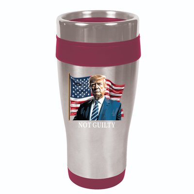 Trump Not Guilty 16oz Travel Tumbler