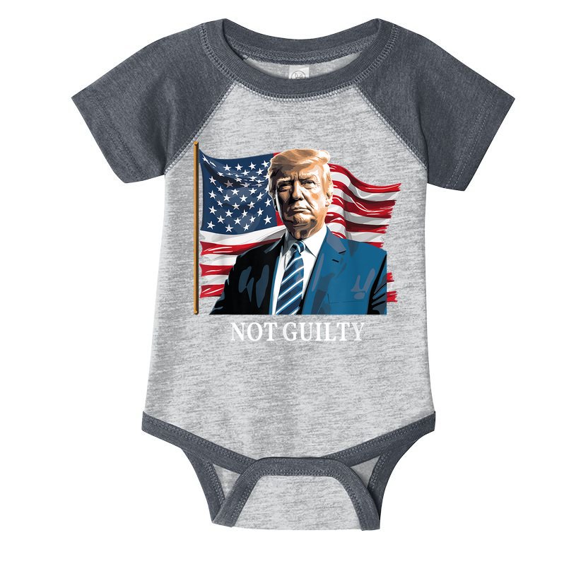 Trump Not Guilty Infant Baby Jersey Bodysuit