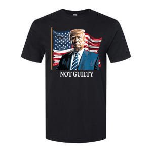 Trump Not Guilty Softstyle CVC T-Shirt