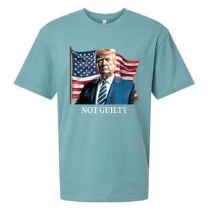 Trump Not Guilty Sueded Cloud Jersey T-Shirt