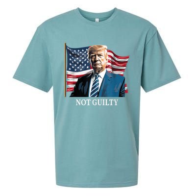 Trump Not Guilty Sueded Cloud Jersey T-Shirt