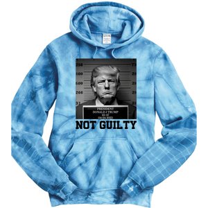 Trump Not Guilty Free Trump Tie Dye Hoodie