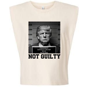 Trump Not Guilty Free Trump Garment-Dyed Women's Muscle Tee