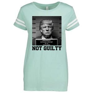 Trump Not Guilty Free Trump Enza Ladies Jersey Football T-Shirt