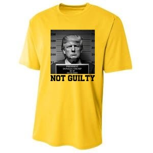 Trump Not Guilty Free Trump Performance Sprint T-Shirt