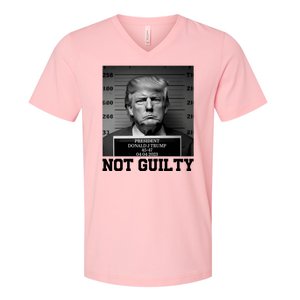 Trump Not Guilty Free Trump V-Neck T-Shirt