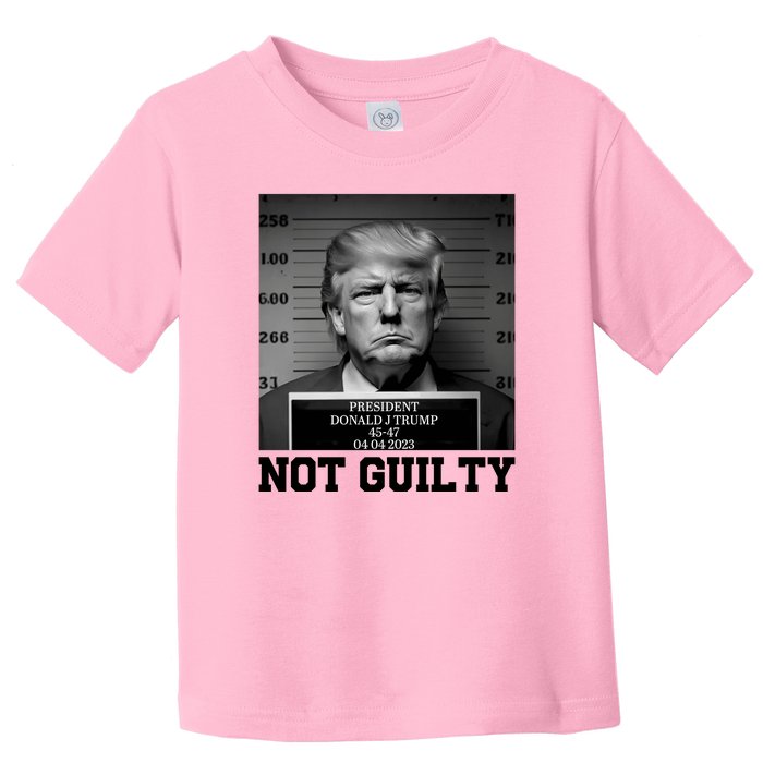 Trump Not Guilty Free Trump Toddler T-Shirt