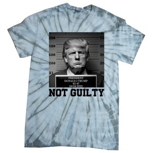 Trump Not Guilty Free Trump Tie-Dye T-Shirt