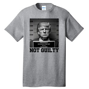 Trump Not Guilty Free Trump Tall T-Shirt