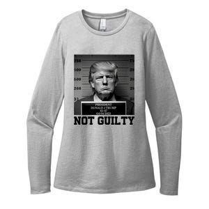 Trump Not Guilty Free Trump Womens CVC Long Sleeve Shirt