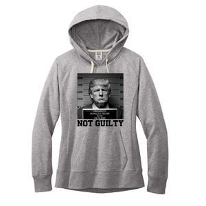 Trump Not Guilty Free Trump Women's Fleece Hoodie