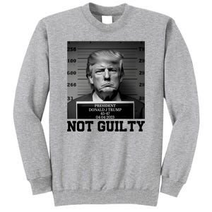 Trump Not Guilty Free Trump Tall Sweatshirt