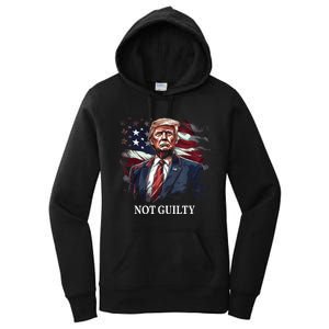 Trump Not Guilty Women's Pullover Hoodie