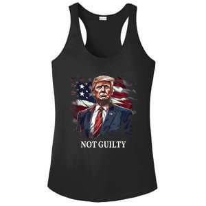 Trump Not Guilty Ladies PosiCharge Competitor Racerback Tank