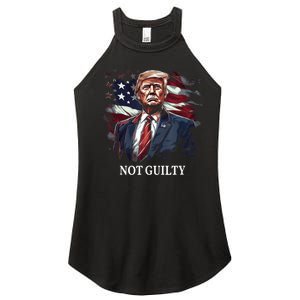 Trump Not Guilty Women's Perfect Tri Rocker Tank