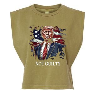 Trump Not Guilty Garment-Dyed Women's Muscle Tee