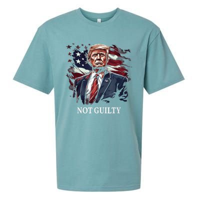 Trump Not Guilty Sueded Cloud Jersey T-Shirt