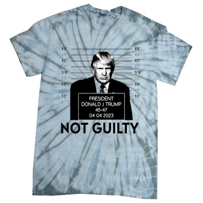 Trump Not Guilty Tie-Dye T-Shirt