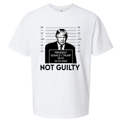 Trump Not Guilty Sueded Cloud Jersey T-Shirt