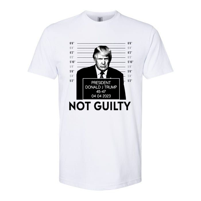 Trump Not Guilty Softstyle CVC T-Shirt