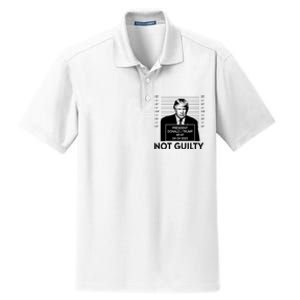 Trump Not Guilty Dry Zone Grid Polo