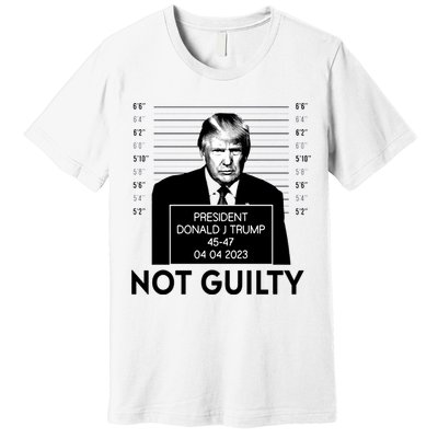 Trump Not Guilty Premium T-Shirt