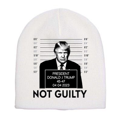 Trump Not Guilty Short Acrylic Beanie