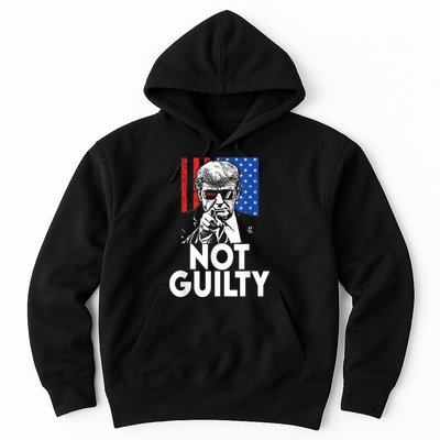 Trump Not Guilty Donald Trump 2024 Hoodie