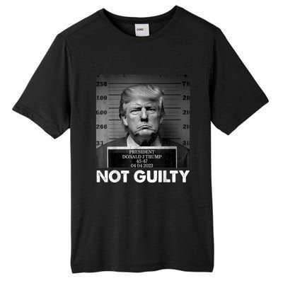 Trump Not Guilty 2024 Free Trump Republican Support Trump Tall Fusion ChromaSoft Performance T-Shirt