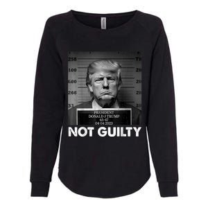 Trump Not Guilty 2024 Free Trump Republican Support Trump Womens California Wash Sweatshirt