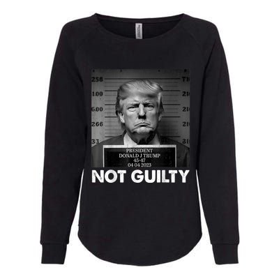 Trump Not Guilty 2024 Free Trump Republican Support Trump Womens California Wash Sweatshirt