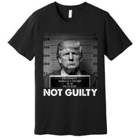 Trump Not Guilty 2024 Free Trump Republican Support Trump Premium T-Shirt