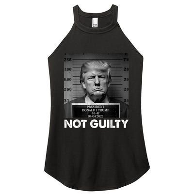 Trump Not Guilty 2024 Free Trump Republican Support Trump Women's Perfect Tri Rocker Tank