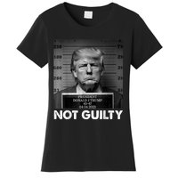 Trump Not Guilty 2024 Free Trump Republican Support Trump Women's T-Shirt